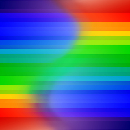 Rainbow Colored Abstract Background with Stripes. Positive Wallpaper.のイラスト素材