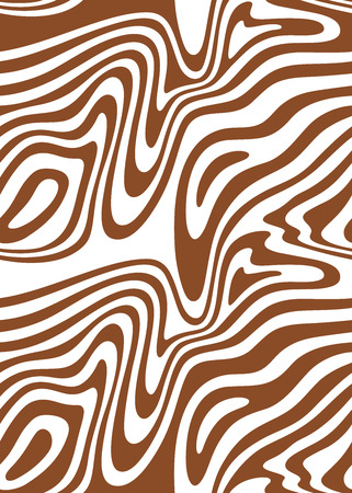 Vector Seamless Pattern with Flowing Milk Chocolate. Abstract Sweet Texture. Creative Food Background for Packaging Design and Advertisementのイラスト素材