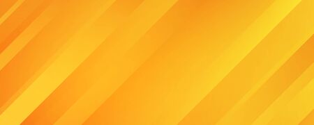 Abstract Horizontal Yellow and Orange Colored Background with Diagonal Stripes. Vector Geometric Minimal Pattern. Modern Sleek Textureのイラスト素材