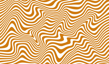 Vector Pattern of a Salted Caramel. Abstract Swirl Bg. Splash and Wave Marble Texture of Candy, Chocolate, Syrup and Peanut Butter. Drip and Melt Backgroundのイラスト素材