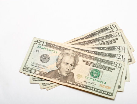 Twenty Dollar United States Currency Bill