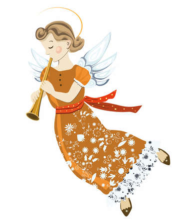 playing the angelのイラスト素材