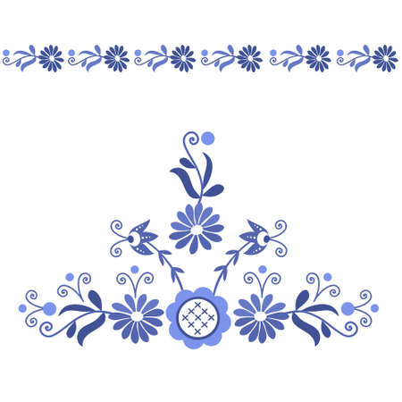 polish folk patternのイラスト素材