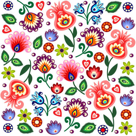 polish pattern folkのイラスト素材