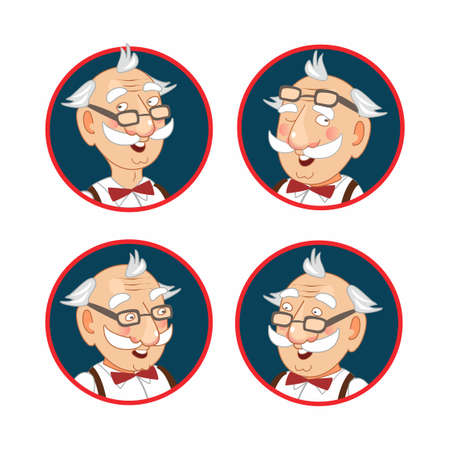 grandfatherのイラスト素材