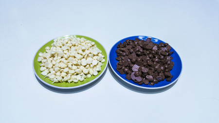 chocolate chipsの写真素材