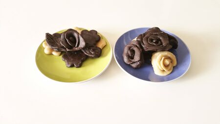 chocolate rosesの写真素材