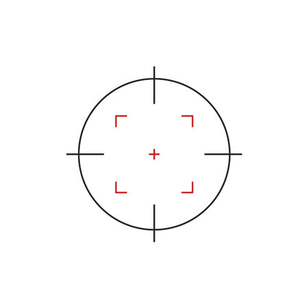 Target icon vector isolated on white background