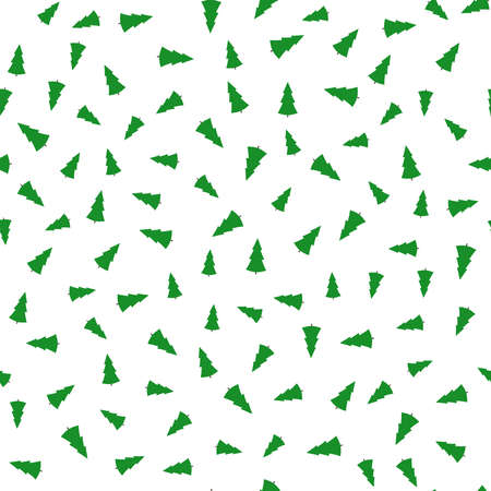 Seamless background with christmas treesのイラスト素材