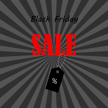 Black friday sale design template vector illustrationのイラスト素材