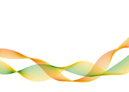 Abstract color wavy vector backgroundのイラスト素材