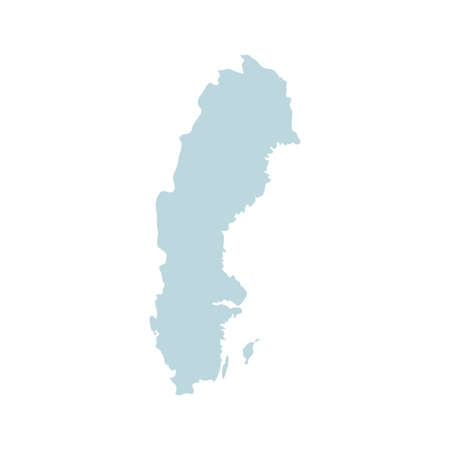 Map of Sweden vector illustrationのイラスト素材