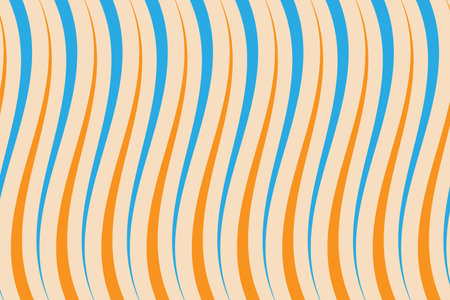 Vintage curved stripes and lines backdropのイラスト素材
