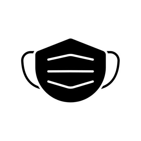 breathing medical respiratory mask. hospital or pollution protect face masking. vector illustrationのイラスト素材