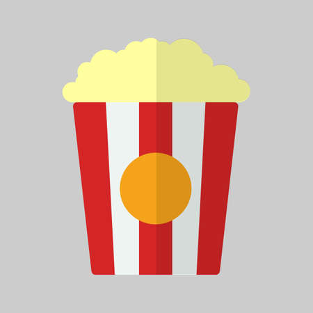 popcorn icon vector illustration. eps10のイラスト素材