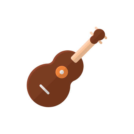 guitar icon vector illustration. suitable for website designのイラスト素材