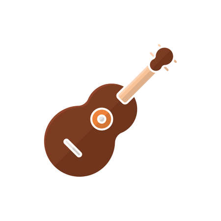 guitar icon vector illustration. suitable for website designのイラスト素材