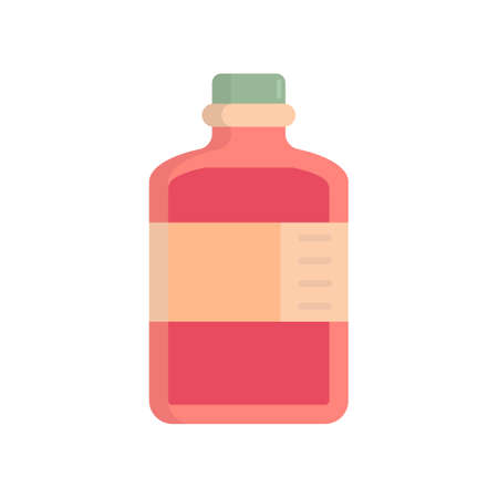 medicine bottle icon. vector illustration. suitable for web designのイラスト素材