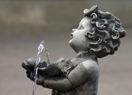 fountain sculptureの写真素材