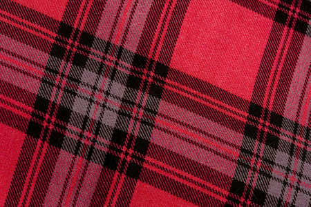 red fabric pattern - square motivの写真素材
