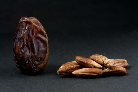 Single Date with several date seedsの写真素材