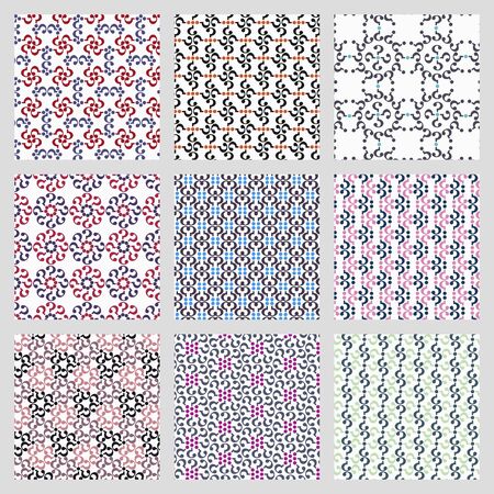 Simple vector seamless patterns of question marksのイラスト素材
