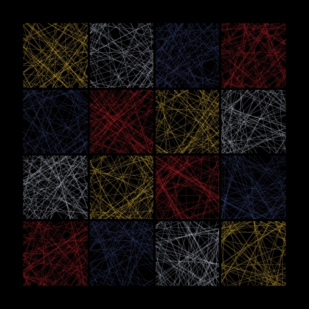 Abstract seamless pattern composed of colored squaresのイラスト素材