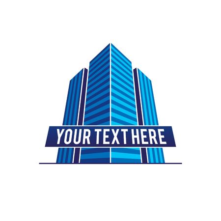 3d Skyscraper Center. Vector Building Templateのイラスト素材