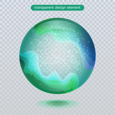 Water rain drop isolated on transparent background. Vector clear dew, water bubble or glass surface ball for your design. Vector ilustration. Eps10のイラスト素材