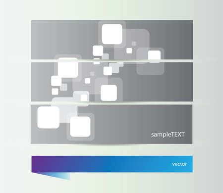 Abstract colorful  square bannersのイラスト素材