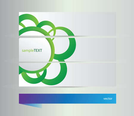 Set of banners with design elementsのイラスト素材