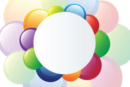 Block for text with vector  elementsのイラスト素材