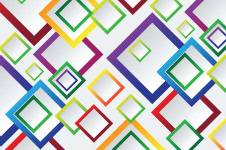 Colorful Square blank のイラスト素材