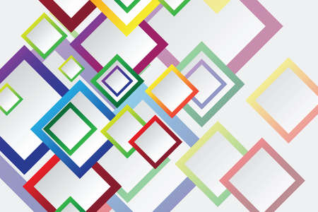 Colorful Square blankのイラスト素材