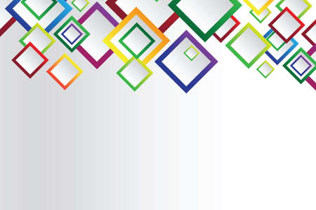 Colorful Square blank のイラスト素材