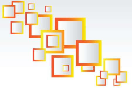  bright orange squaresのイラスト素材