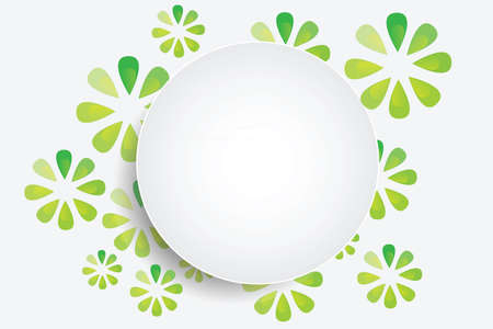 Abstract flowers background with place for your textのイラスト素材