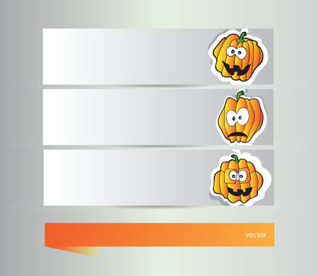 Halloween pumpkinsのイラスト素材