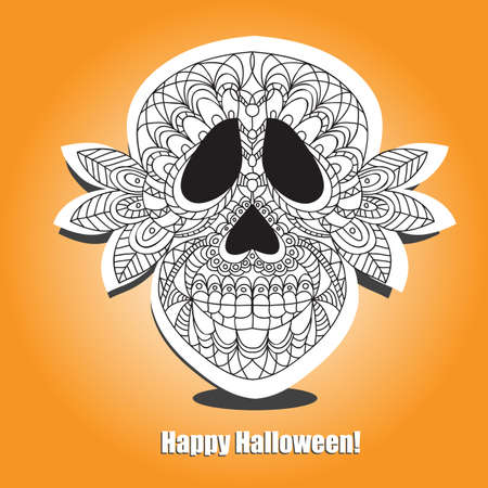 Day of the Dead  Sugar Skull のイラスト素材