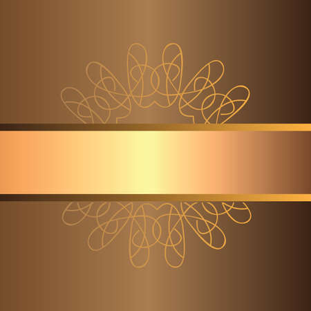 Vector background Decorative retro banner. Card or invitation. Vintage decorative elements. のイラスト素材