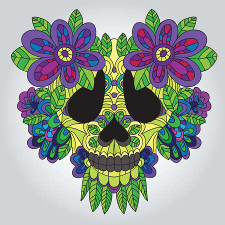 Day of the Dead  Sugar Skull -  Vector のイラスト素材