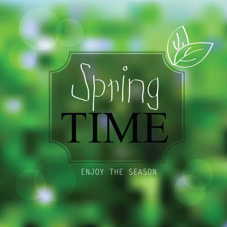 spring landscape background - spring sale posterのイラスト素材