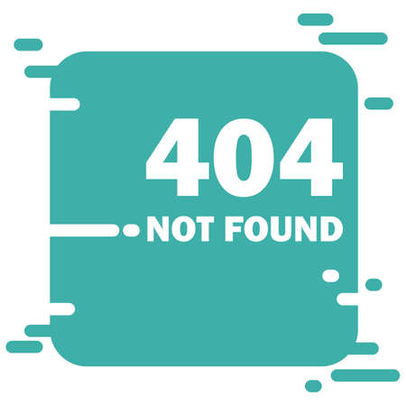 Error 404 page not found layout vector design. Website Modern creative conceptのイラスト素材