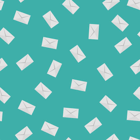 Mail pattern seamless blue. vector pattern seamless geometric repeat backgroundのイラスト素材