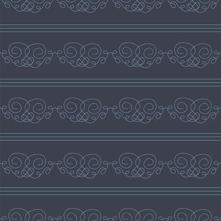 The geometric abstract pattern. Seamless vector background. Dark blue texture. Graphic modern patternのイラスト素材