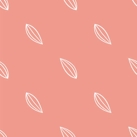 Seamless repeating pattern with floral elements in pastel colors on cream background.のイラスト素材
