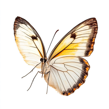 A vibrant butterfly, symbolizing transformation and springs arrivalの素材