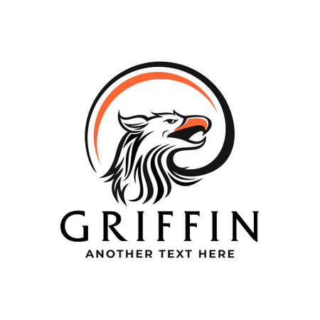 Griffin or Eagle Logo Templateのイラスト素材
