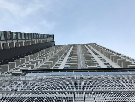 Condominium bottom up viewの素材