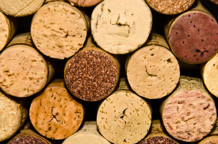 A heap of cork from bottles of wine, stapled proper